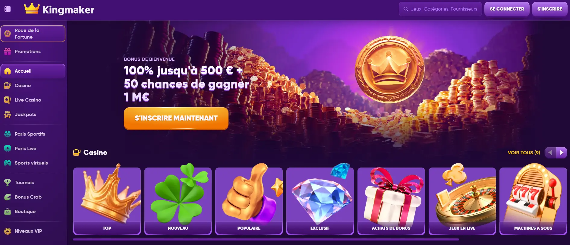 Casinos en ligne en argent réel pour les joueurs français
