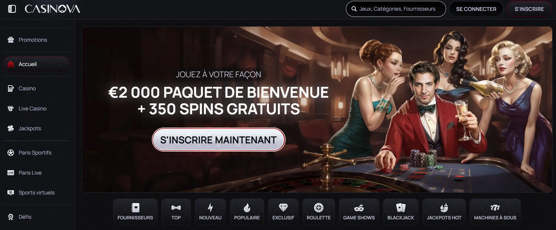 Meilleur nouveau casino en ligne